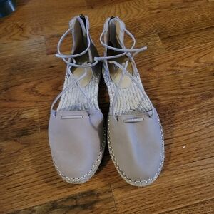 NEW Eileen Fisher Lace-SU Espadrilles NWT